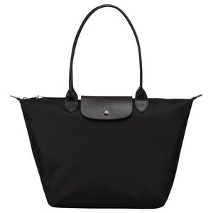 Longchamp Neo Black on Black tote, discont. Version